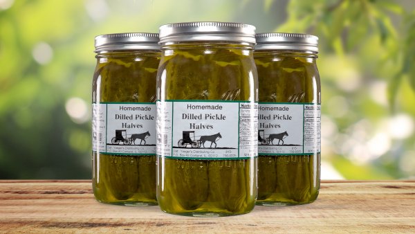 Dilled Pickle Halves